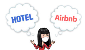 Hotel Or Airbnb with Coronavirus(c)Megumi Mitani