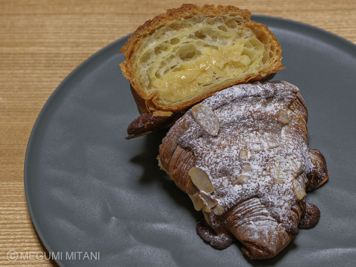 Le Coin Vertのアーモンド・クロワッサン(c)Megumi Mitani
