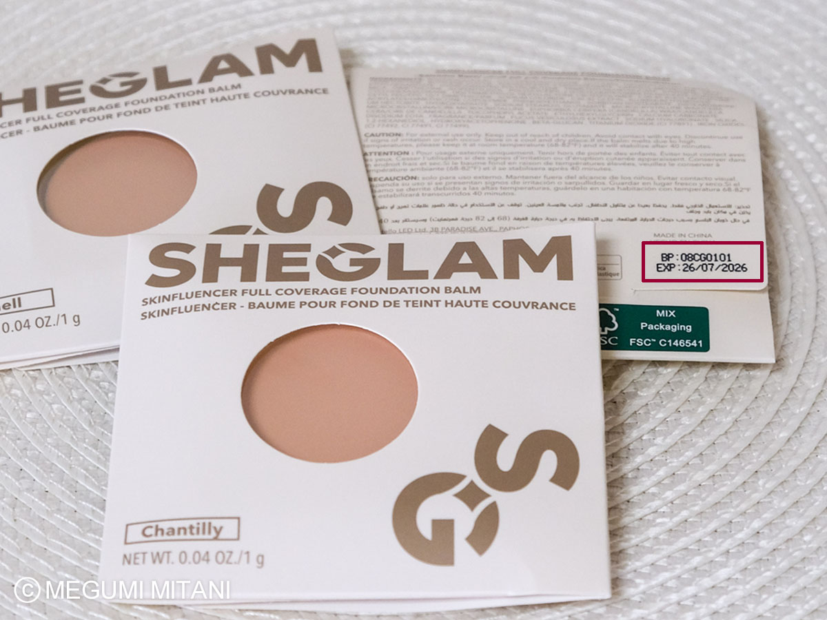 SHEGLAM ファンデーション(c)Megumi Mitani