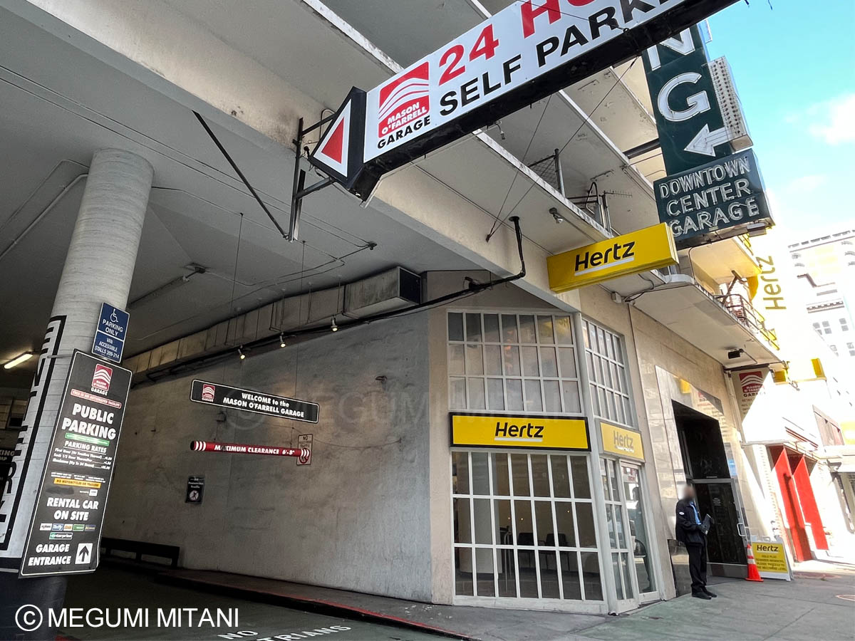 レンタカー返却@サンフランシスコ(c)Megumi Mitani