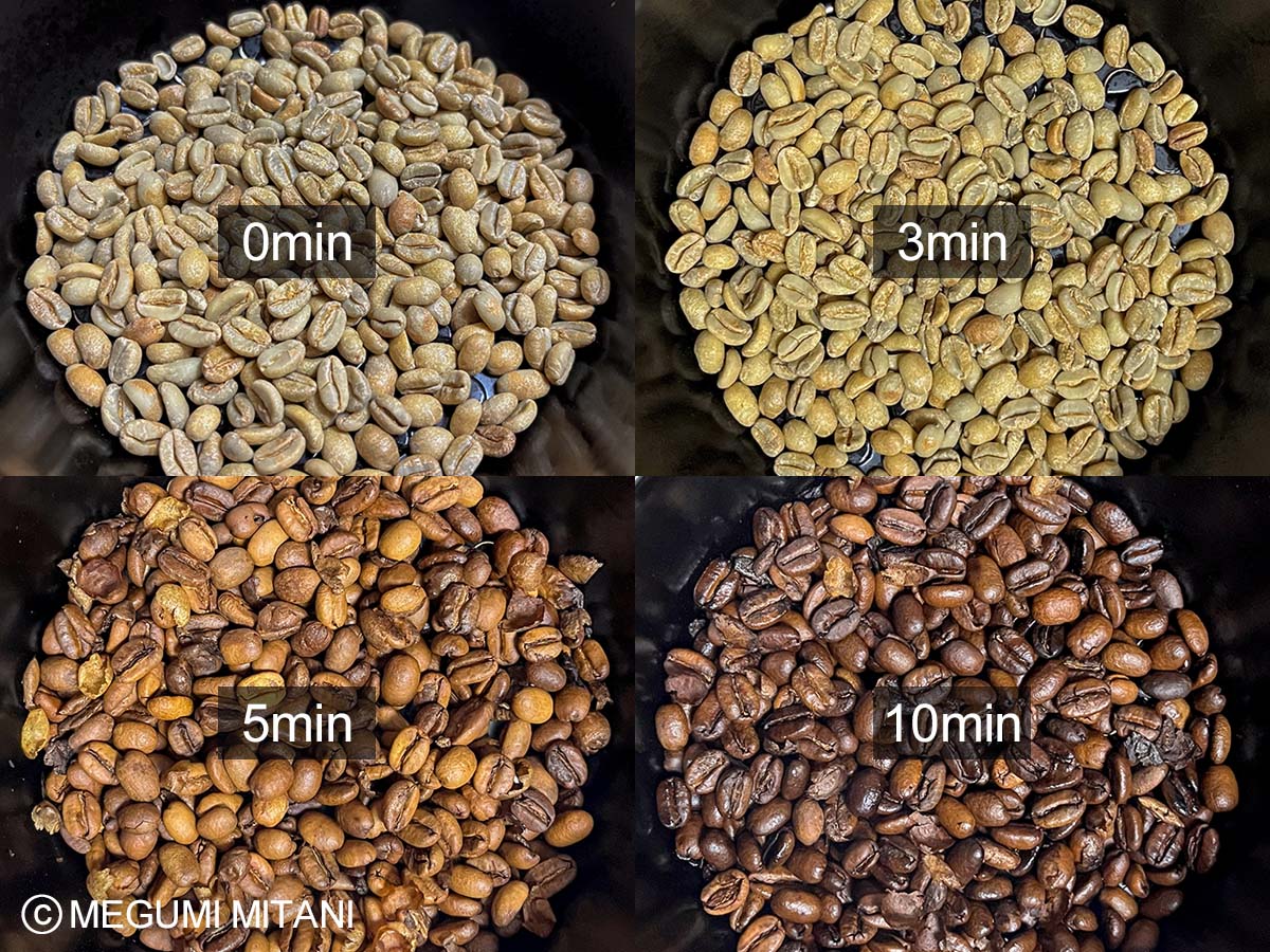 コーヒー豆を自宅で手焙煎してみた(c)Megumi Mitani