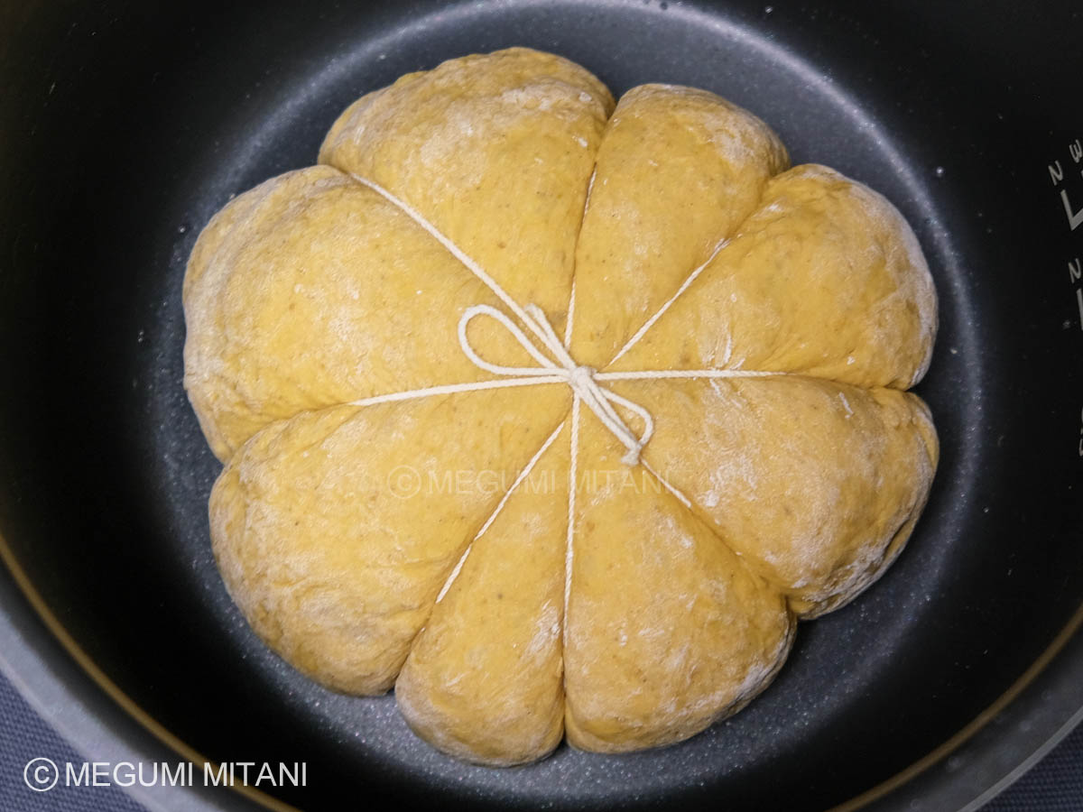 クッキングプロV3でカボチャのパンを作る(c)Megumi Mitani