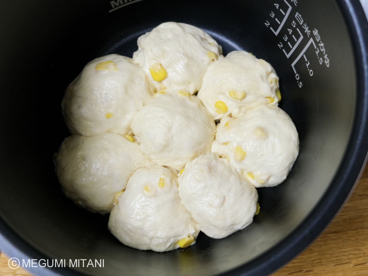 クッキングプロV3でパン作り二次発酵(c)Megumi Mitani