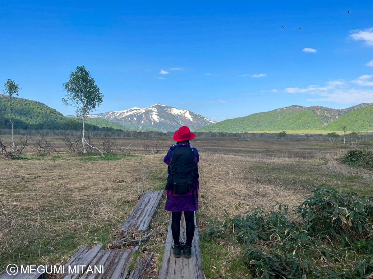 尾瀬ハイキングの服装と持ち物(c)Megumi Mitani