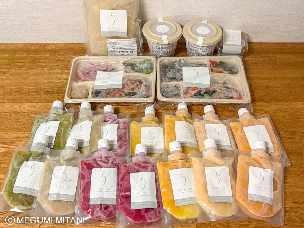 Remo-fas 5DYAS fasting コールドプレススープ(c)Megumi Mitani