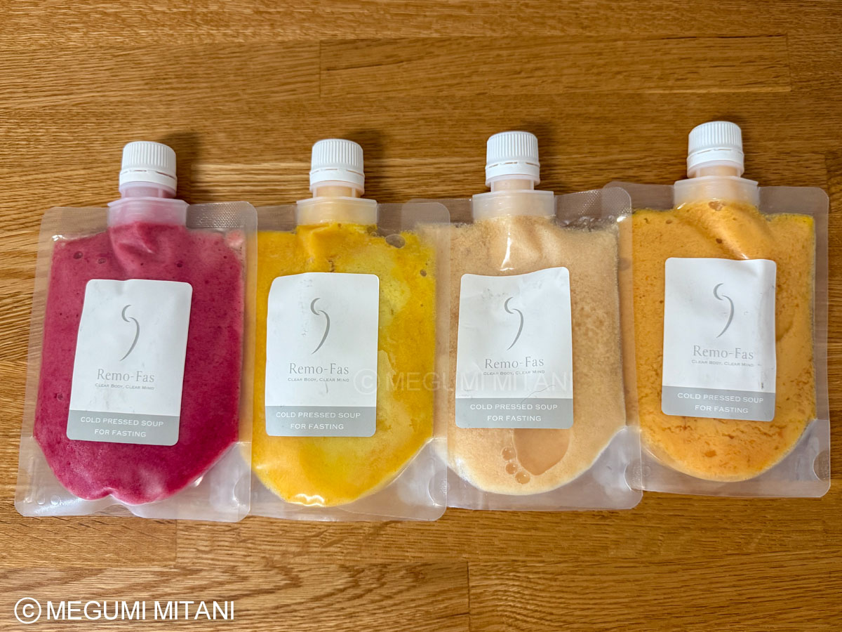 Remo-fasコールドプレススープ1日目(c)Megumi Mitani